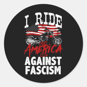 Adesivo Mota Anti-Trump Resistir Contra o Fascismo Protest