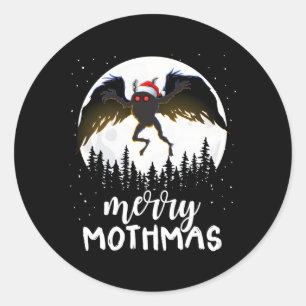 Adesivo Moth Feliz Mothmas Creepy Folklore Cryptid