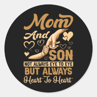 Adesivo Mother Art | Mom and Son Heart To Heart Birthday
