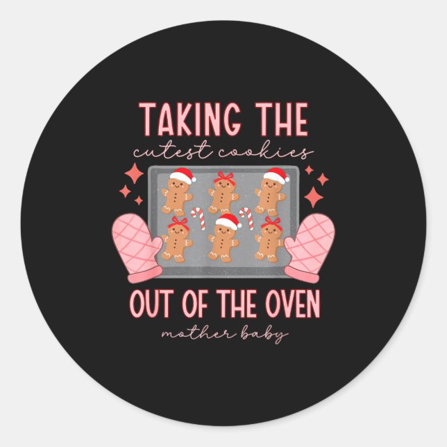 Adesivo Mother Baby Nurse Christmas Mbu Stpartum Nurse Xma (Frente)