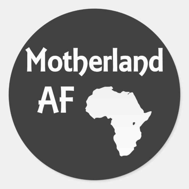 Adesivo Motherland AF Orots Pride Africanos (Frente)
