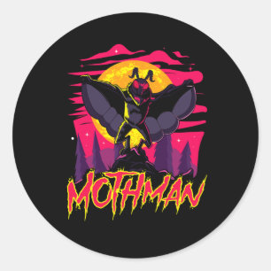 Adesivo Mothman Movie Divertido Criptid Halloween Mmestrad