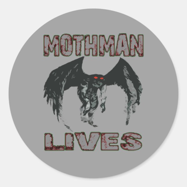 ADESIVO MOTHMAN VIVE STICKER (Frente)