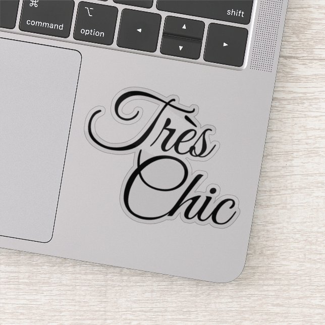 Adesivo Motivação Chic de Tres de Script Elegante (Detalhe)
