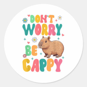 Adesivo Motivação de Amante de Capivara Positiva Não Se Pr