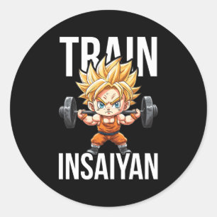 Adesivo Motivação De Formação De Animação Insaiyan E Worko