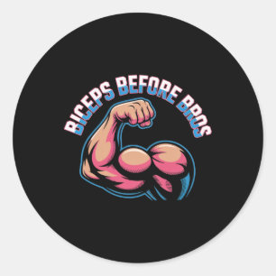 Adesivo Motivação Engraçada Giro Humor Biceps ganha Biceps
