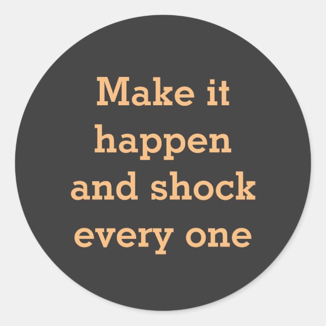 Adesivo Motivação ligada (Frente)