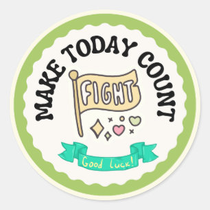 Adesivo Motivação 'Make Today Count' Custa