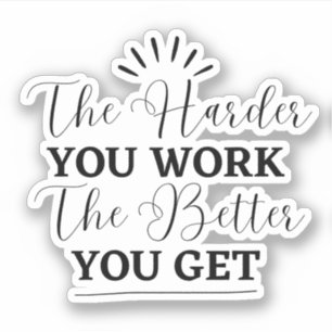 Adesivo Motivação Simples Preta