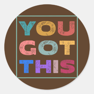 Adesivo Motivational Testing Day You Got This Teacher