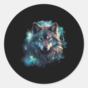 Adesivo Motivos de caça ao lobo da cinza
