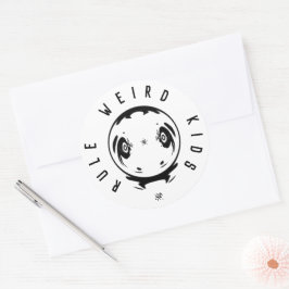 Adesivo Moto esquisito (regra das crianças estranhas) 1