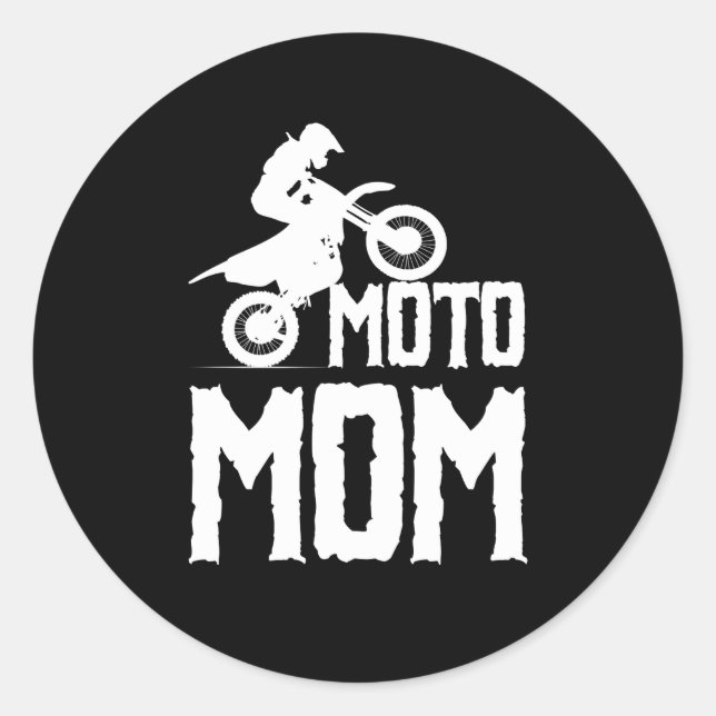 Adesivo Moto Mãe Motorcross (Frente)