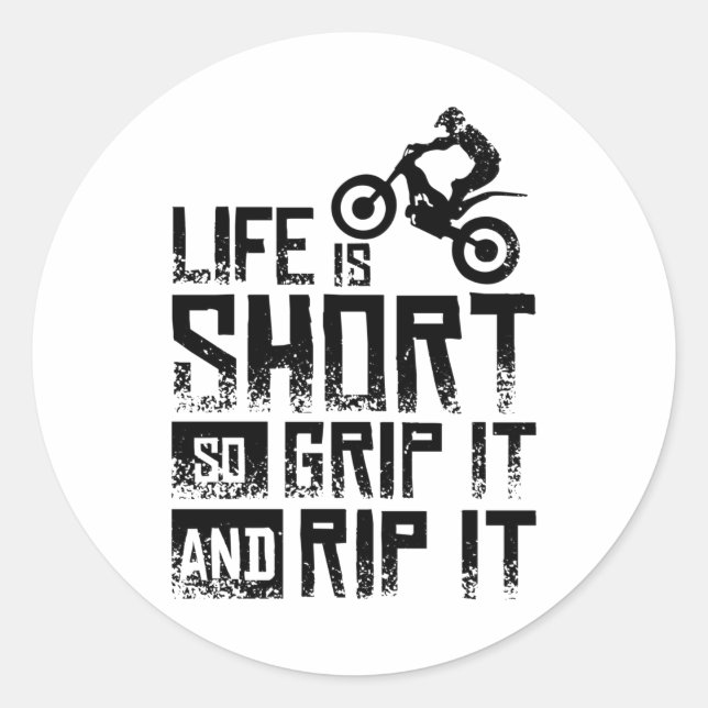 Adesivo Moto Trial Bike (Frente)