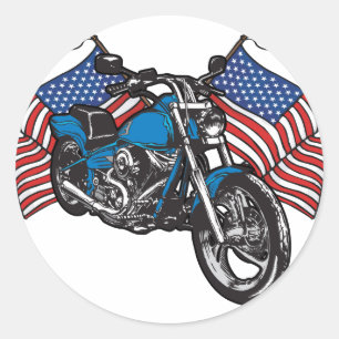 Adesivo Motocicleta American Biker