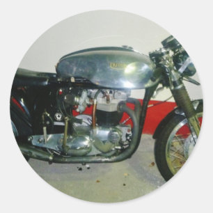 Adesivo Motocicleta britânica Triton.