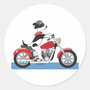 Adesivo Motocicleta do cão