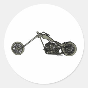 Adesivo Motocicleta feita sob encomenda cinzenta