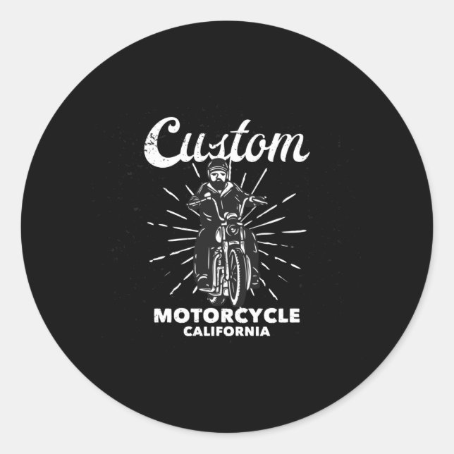 Adesivo motocicleta personalizada california (Frente)