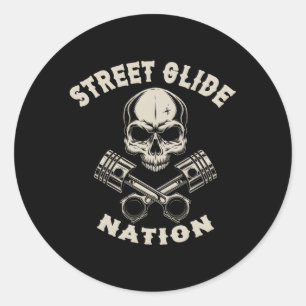 Adesivo Motocicletas de motocicleta Nation Biker Street Gl