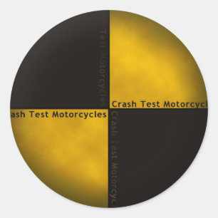 Adesivo Motocicletas do teste do impacto