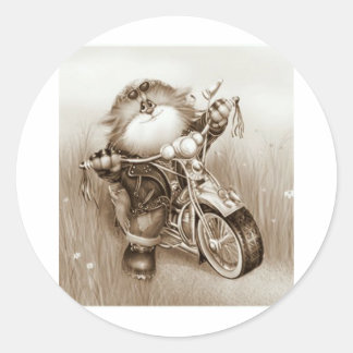 Adesivo motociclista