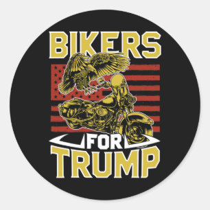 Adesivo Motociclista Para Regra Pro Trump Motociclista