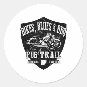 Adesivo Motociclo de Churrasco Blues do Pig Trail Bikes Of