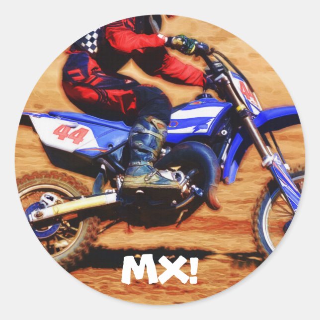 Adesivo Motocross Dirt Bike Champion Racer 4 (Frente)