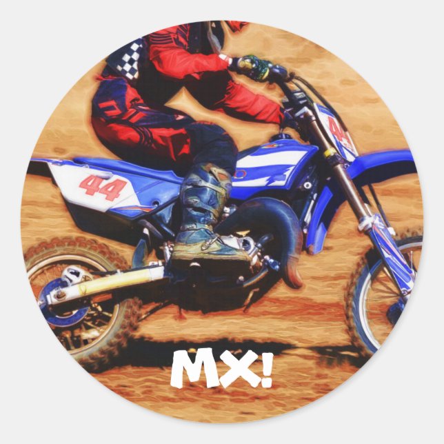 Adesivo Motocross Dirt Bike Champion Racer 4 (Frente)
