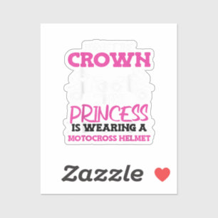 Adesivo Motocross Dirt Bike Girl