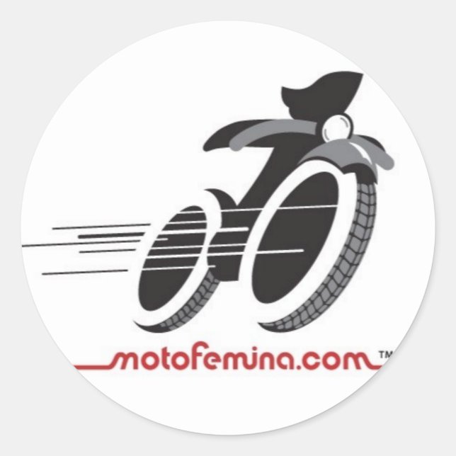 Adesivo MotoFemina Stickers (Frente)