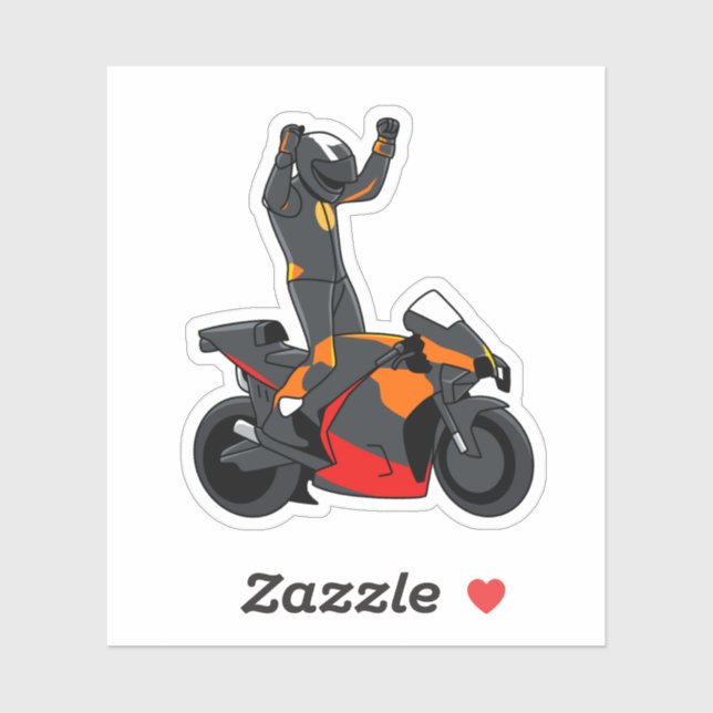 Adesivo MotoGP KTM simple style (Folha)