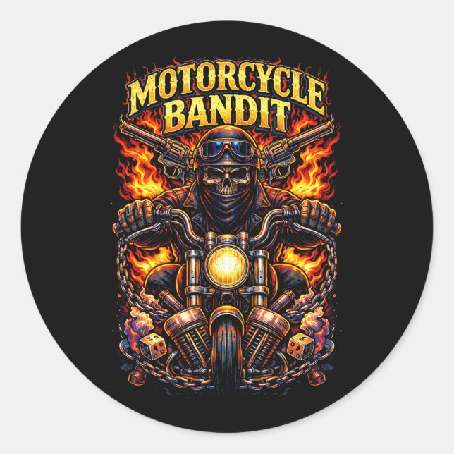 Adesivo Motorcycle Bandit (Frente)