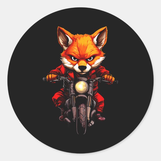 Adesivo Motorcycle Foxes  (Frente)