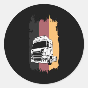Adesivo Motorista de Caminhão Caminhões Alemão Caminhõ