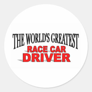Adesivo Motorista de carro de corridas do mundo o grande