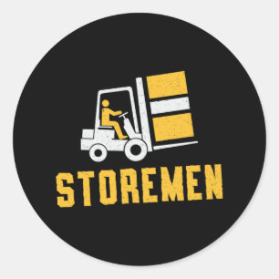 Adesivo Motorista de empilhadeira Storemen