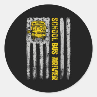 Adesivo Motorista de ônibus escolar Patriótico dos Estados