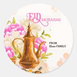Adesivo Motoveleira moderna Chaleira islâmica Eid mubarak
