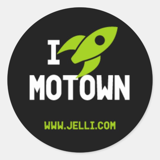 Adesivo Motown Rocket Sticker (Frente)