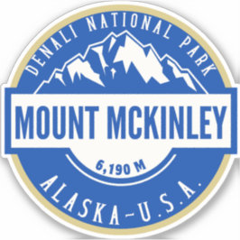 Adesivo Mount Mckenley Denali National park Alaska