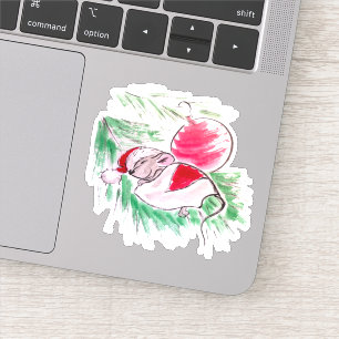 Adesivo Mouse dormindo de Natal e Ano Novo