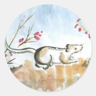 Adesivo Mouse e Berries Sticker