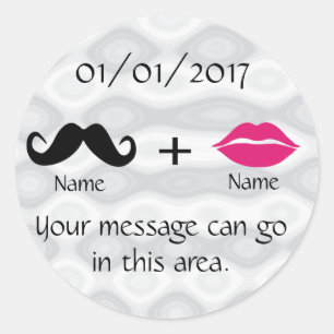 Adesivo Moustache e lábios CustomizeABLEs