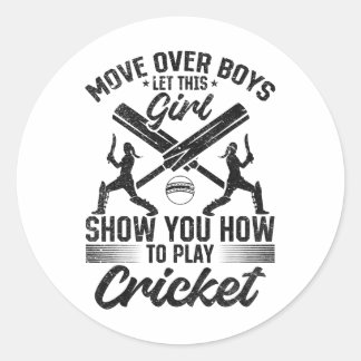 Adesivo Move Over Boys Let This Girl Show You How To Play