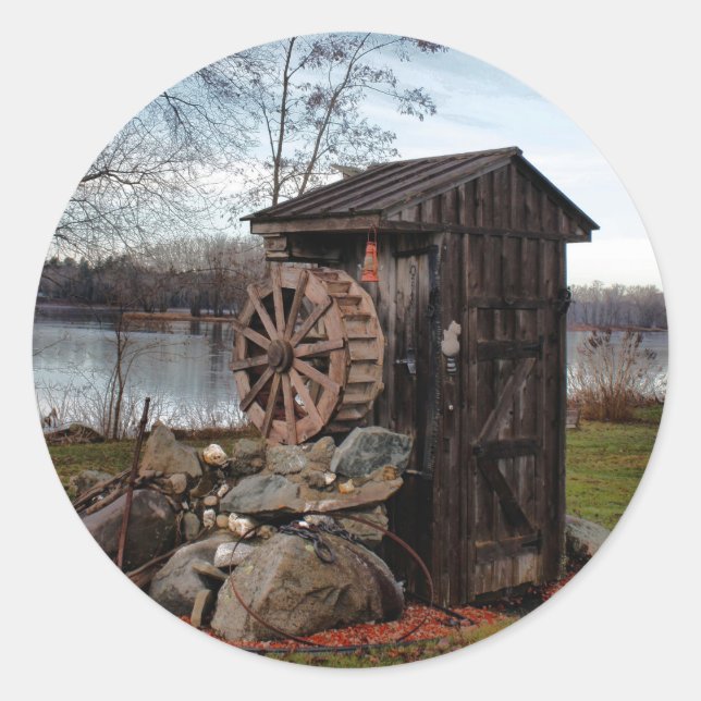 Adesivo Movendo sobre o banheiro (Frente)