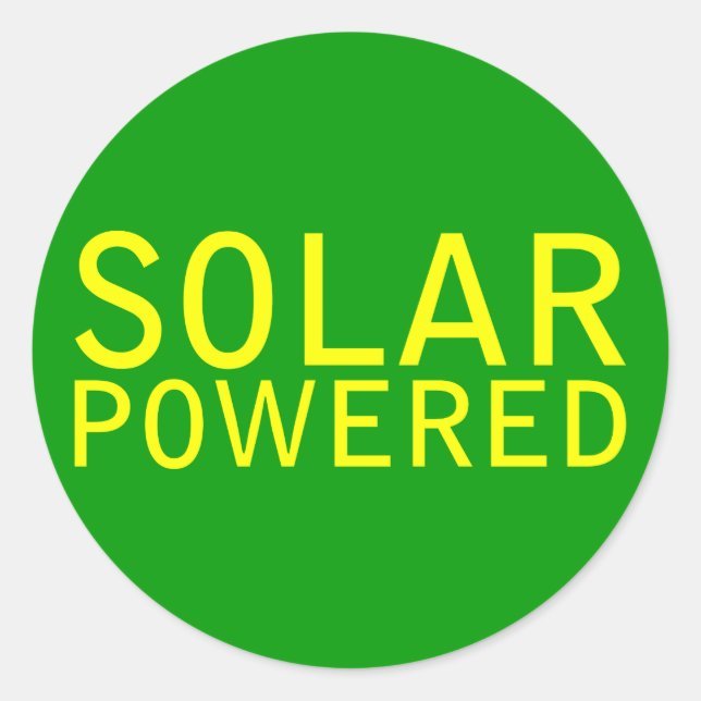 Adesivo movido a energia solar (Frente)