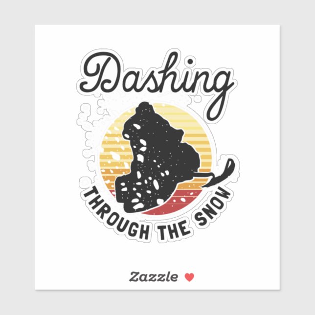 Adesivo Movimentação de neve - Piscando Pela Neve (Folha)